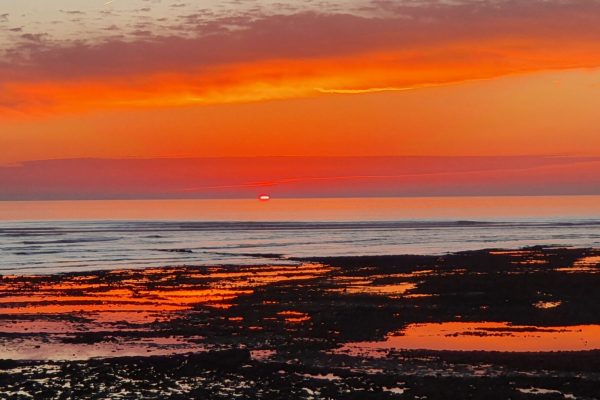 XO CAMP coucher de soleil sur mer