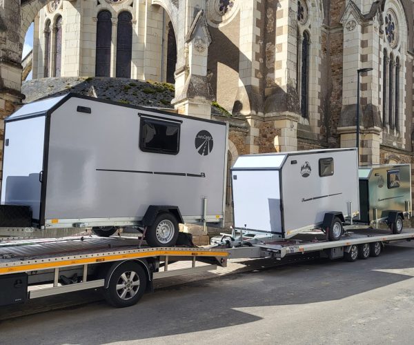 XO Camp livraison modèles mini caravane teardrop neuves
